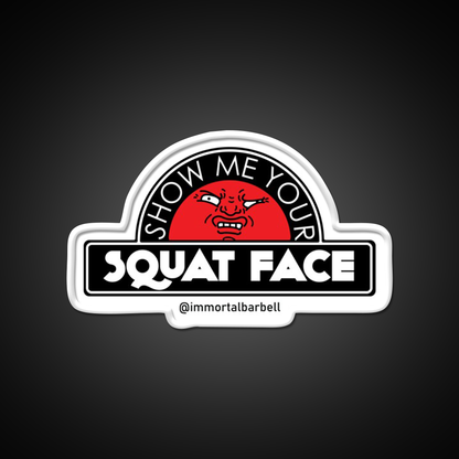 Show Me Your Squat Face Gym Fitness Led Neon Sign Rgb Color - LED neon sign view 11