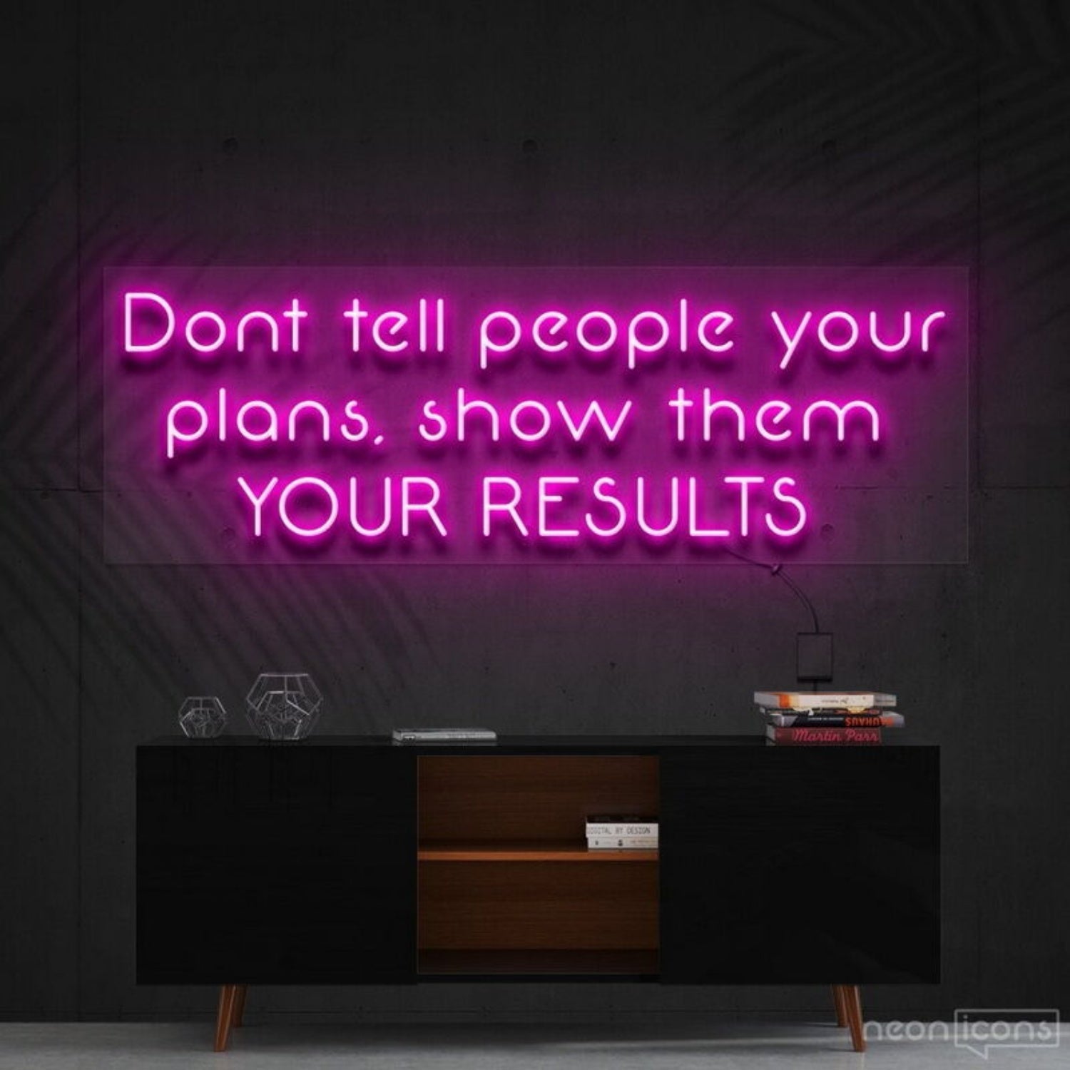 Show Them Your Results Led Neon Sign For Motivational Decor - Shineneon