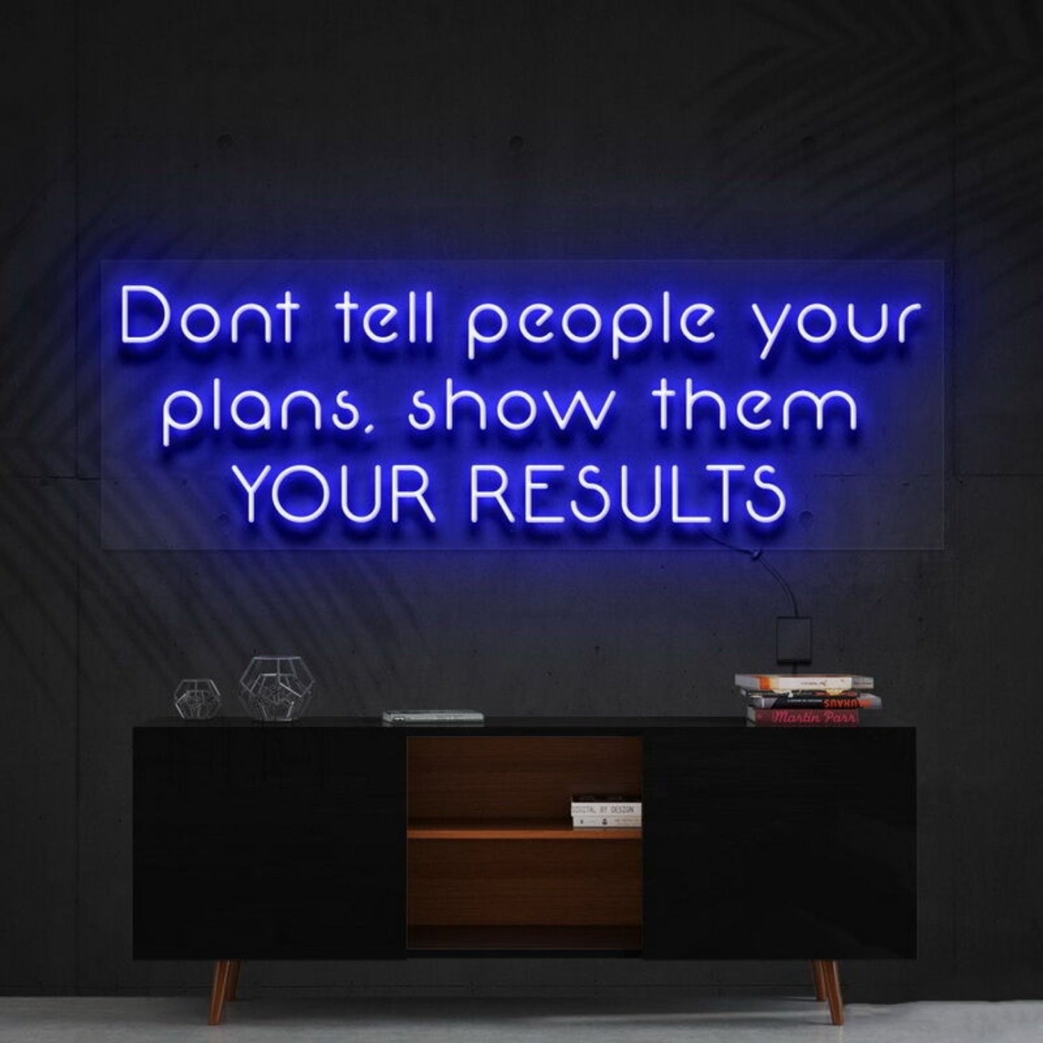 Show Them Your Results Led Neon Sign For Motivational Decor - Shineneon