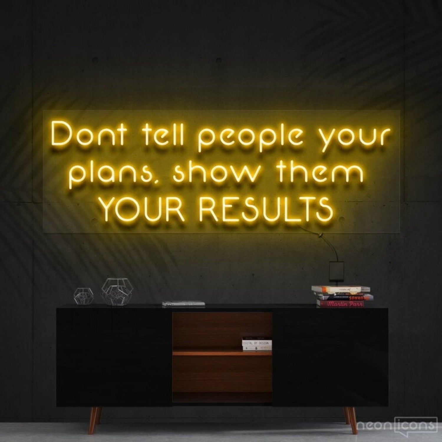 Show Them Your Results Led Neon Sign For Motivational Decor - Shineneon