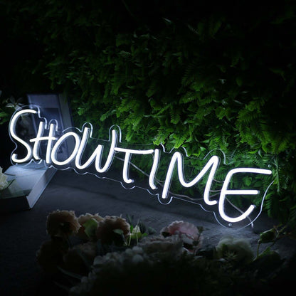 Show Time White Neon Sign | Shineneon