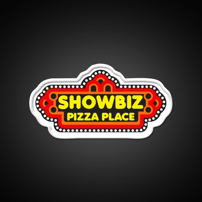 Showbiz Pizza Fast Food Led Neon Sign For Burger Place Rgb Color - Shineneon
