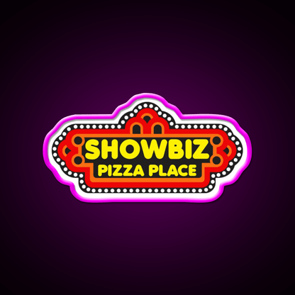 Showbiz Pizza Fast Food Led Neon Sign For Burger Place Rgb Color - Shineneon