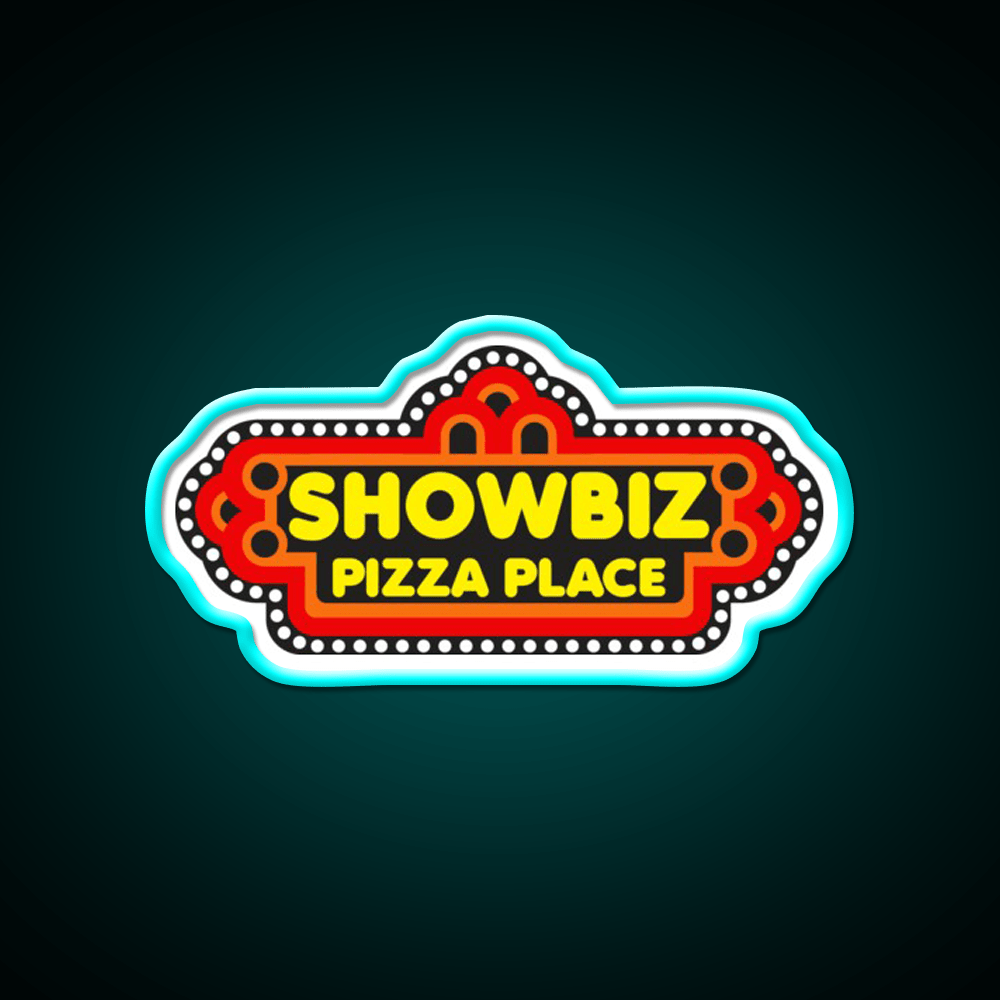 Showbiz Pizza Fast Food Led Neon Sign For Burger Place Rgb Color - Shineneon