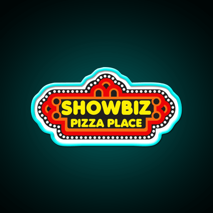 Showbiz Pizza Fast Food Led Neon Sign For Burger Place Rgb Color - Shineneon