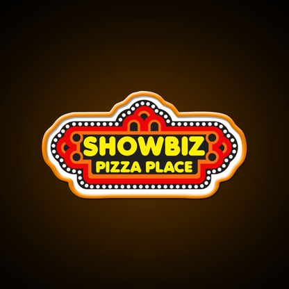 Showbiz Pizza Fast Food Led Neon Sign For Burger Place Rgb Color - Shineneon
