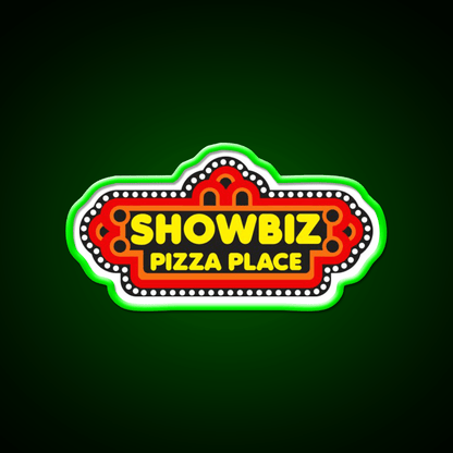 Showbiz Pizza Fast Food Led Neon Sign For Burger Place Rgb Color - Shineneon