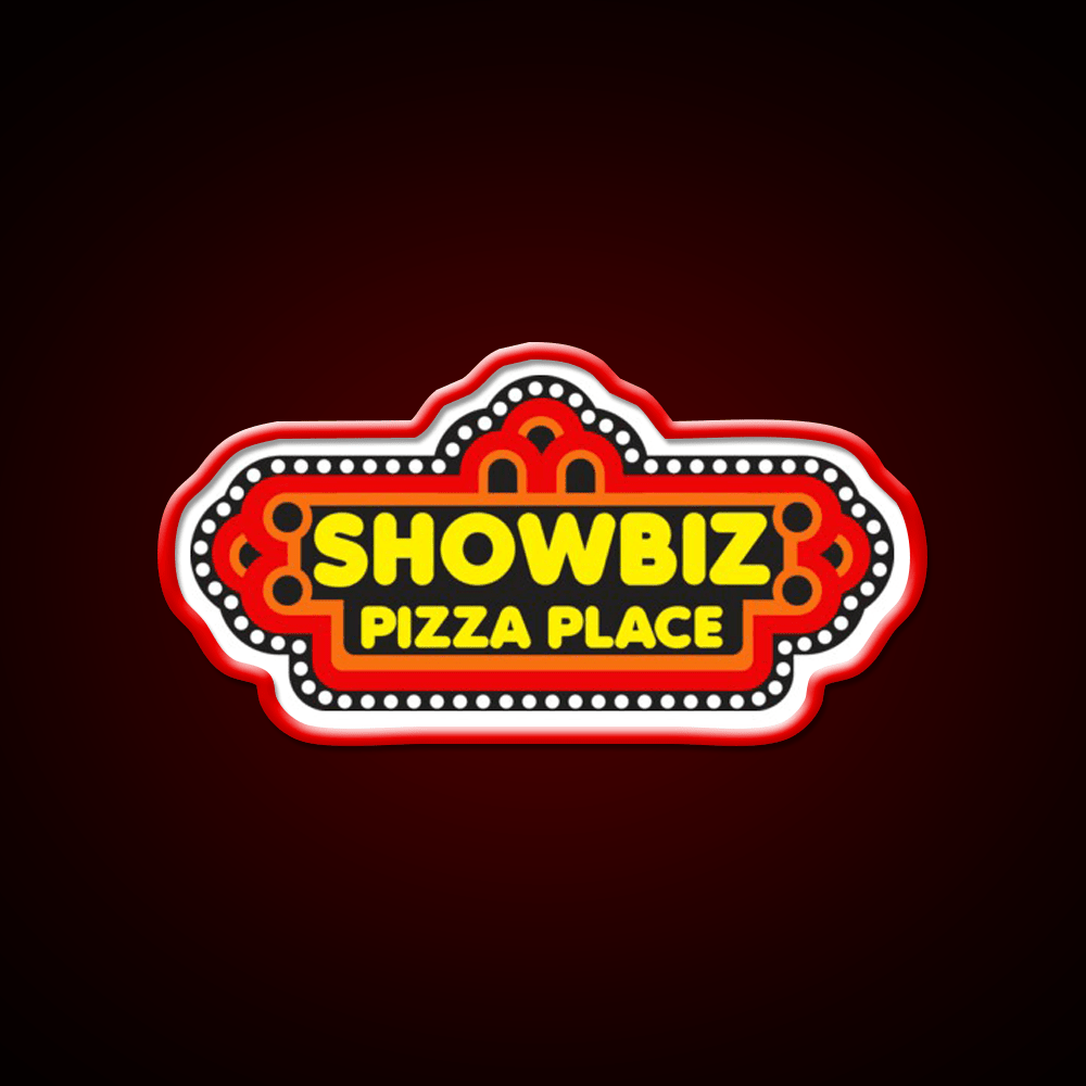 Showbiz Pizza Fast Food Led Neon Sign For Burger Place Rgb Color - Shineneon