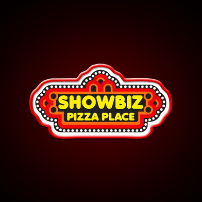 Showbiz Pizza Fast Food Led Neon Sign For Burger Place Rgb Color - Shineneon