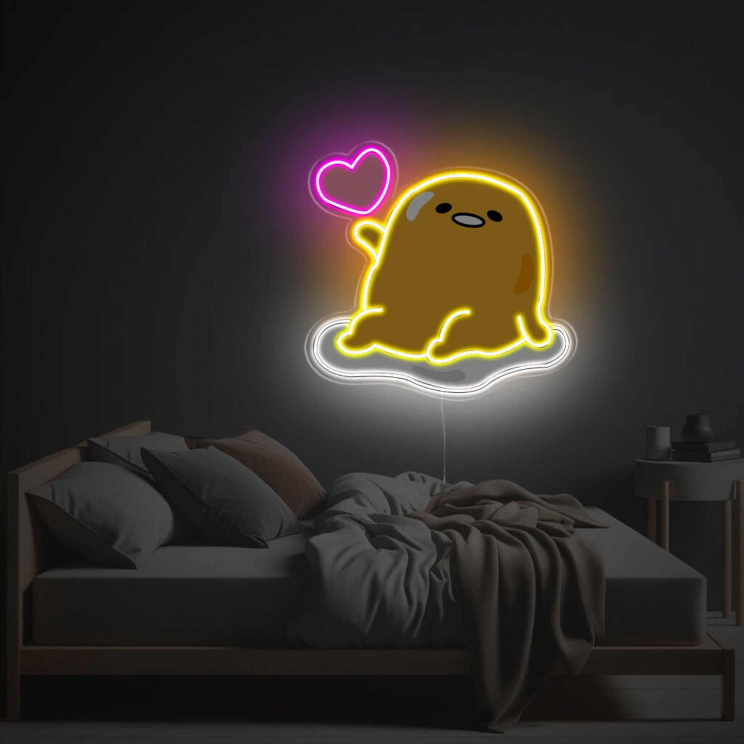 Showing Love Yolk Guy Led Neon Acrylic Artwork | Shineneon