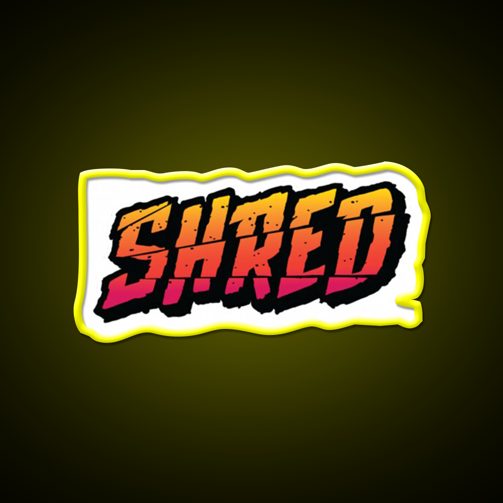 Shred Hemp Inspired Green Leaf Led Neon Sign Rgb Color - LED neon sign view 7
