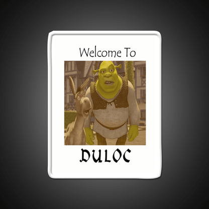 Shrek Welcome To Duloc Welcome Led Neon Sign Open Sign Rgb Color - Shineneon