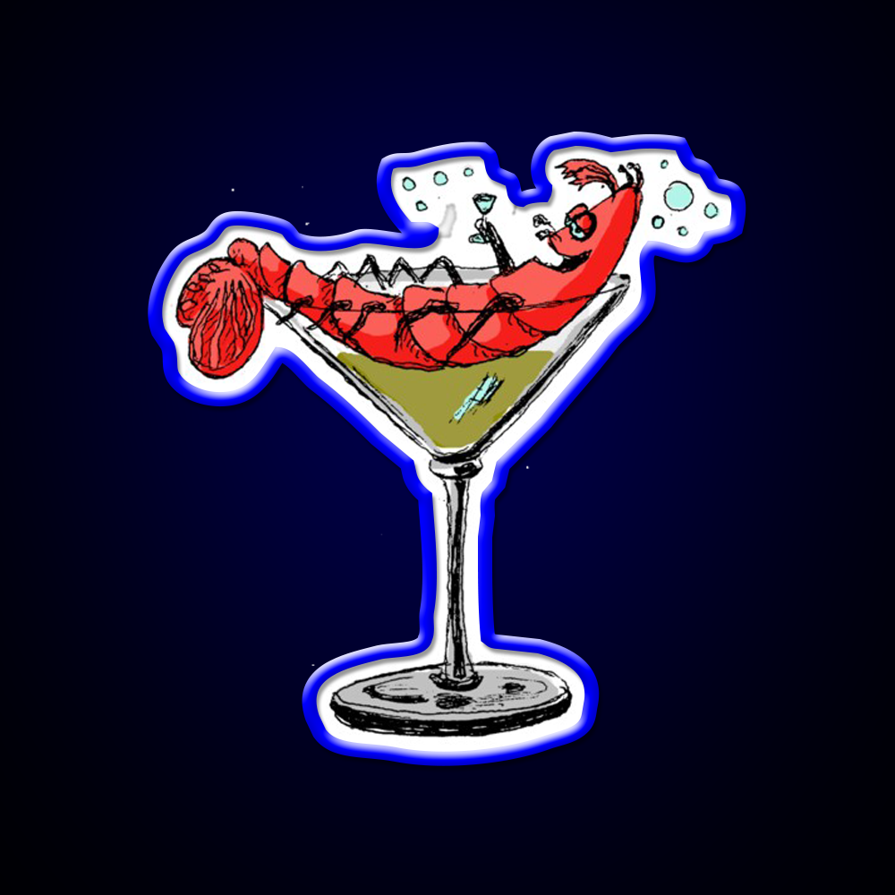 Shrimp Cocktail Bar Decor Led Neon Sign Rgb Color - LED neon sign view 5