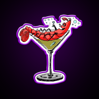 Shrimp Cocktail Bar Decor Led Neon Sign Rgb Color - LED neon sign view 9