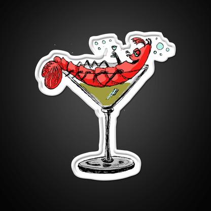 Shrimp Cocktail Bar Decor Led Neon Sign Rgb Color - Shineneon