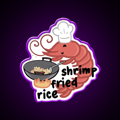 Shrimp Fried Rice Led Neon Sign Chinese Food Rgb Color - LED neon sign view 9
