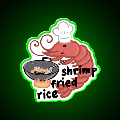 Shrimp Fried Rice Led Neon Sign Chinese Food Rgb Color - Shineneon