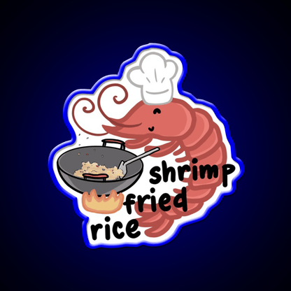 Shrimp Fried Rice Led Neon Sign Chinese Food Rgb Color - Shineneon
