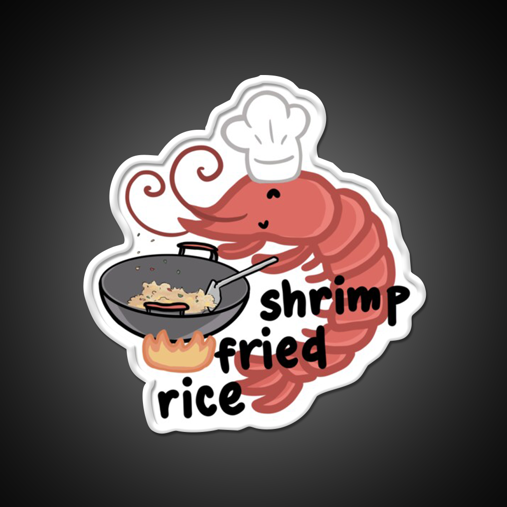 Shrimp Fried Rice Led Neon Sign Chinese Food Rgb Color - LED neon sign view 11
