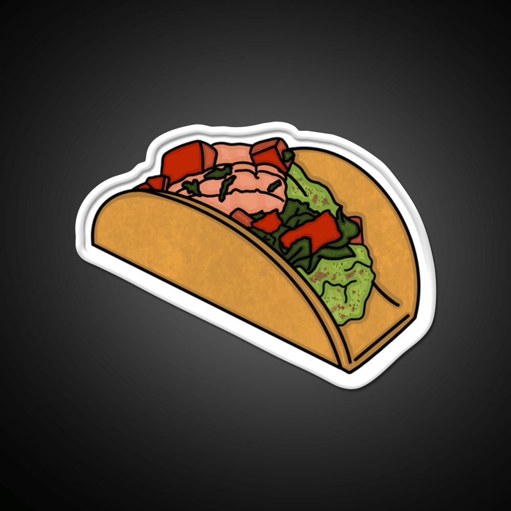 Shrimp Taco Led Neon Sign Mexican Food Sign Rgb Color - Shineneon