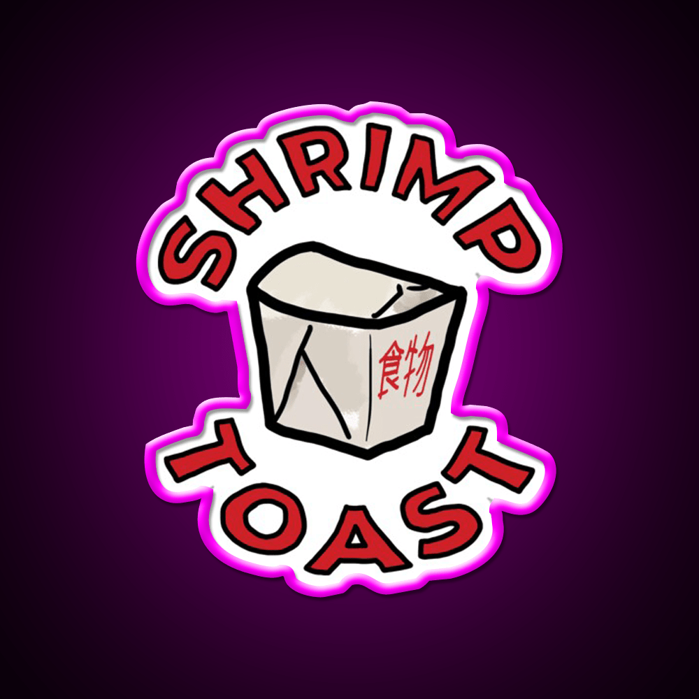 Shrimp Toast Led Neon Sign Chinese Food Rgb Color - Shineneon