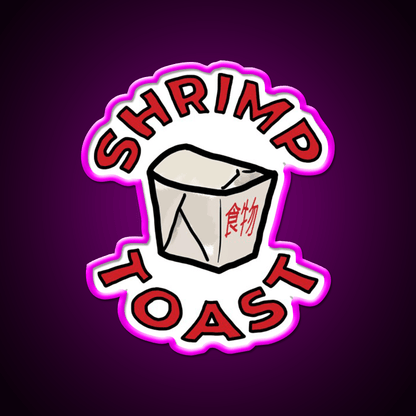 Shrimp Toast Led Neon Sign Chinese Food Rgb Color - Shineneon