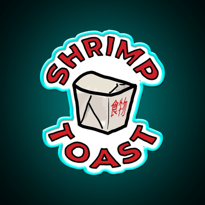 Shrimp Toast Led Neon Sign Chinese Food Rgb Color - Shineneon