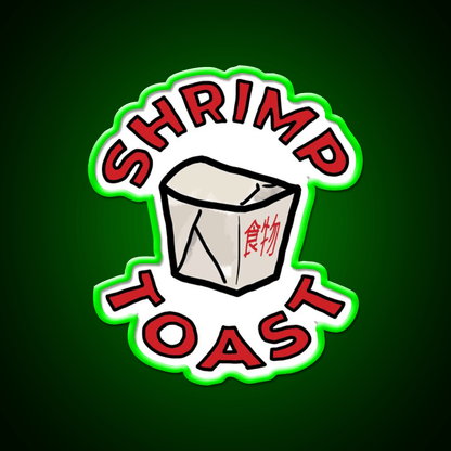 Shrimp Toast Led Neon Sign Chinese Food Rgb Color - Shineneon