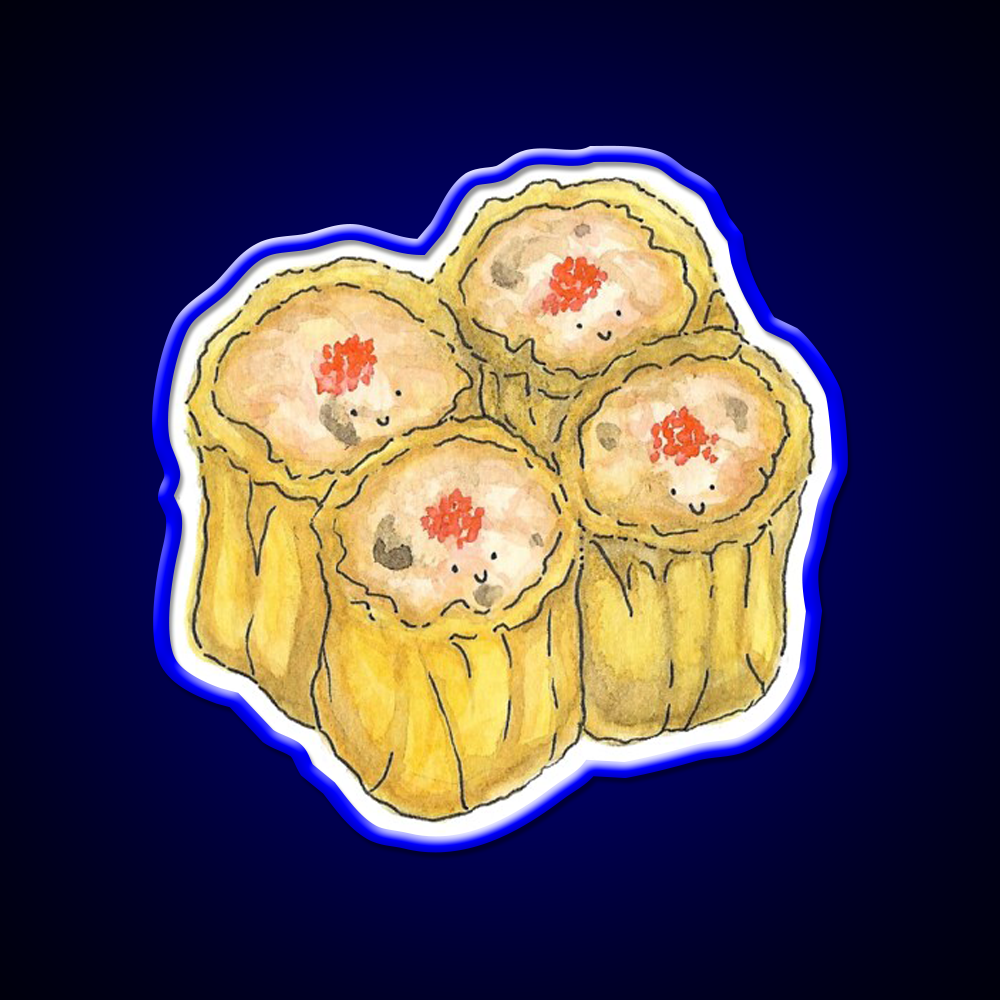 Shui Mai Led Neon Sign Chinese Food Rgb Color