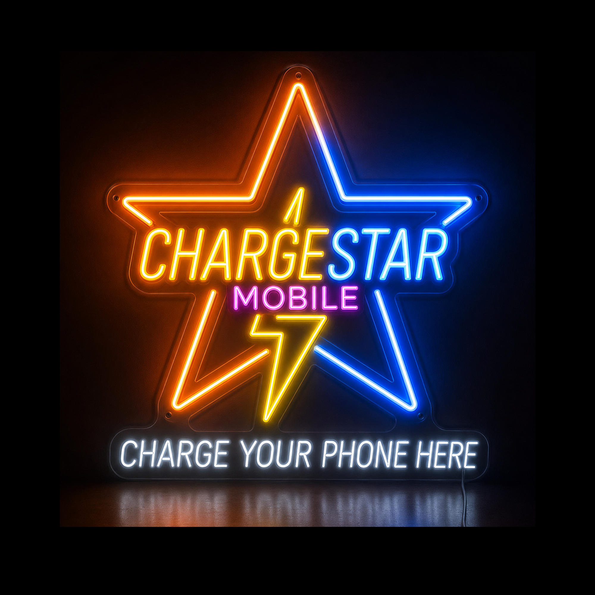 Fast Charging Custom LED Neon Sign