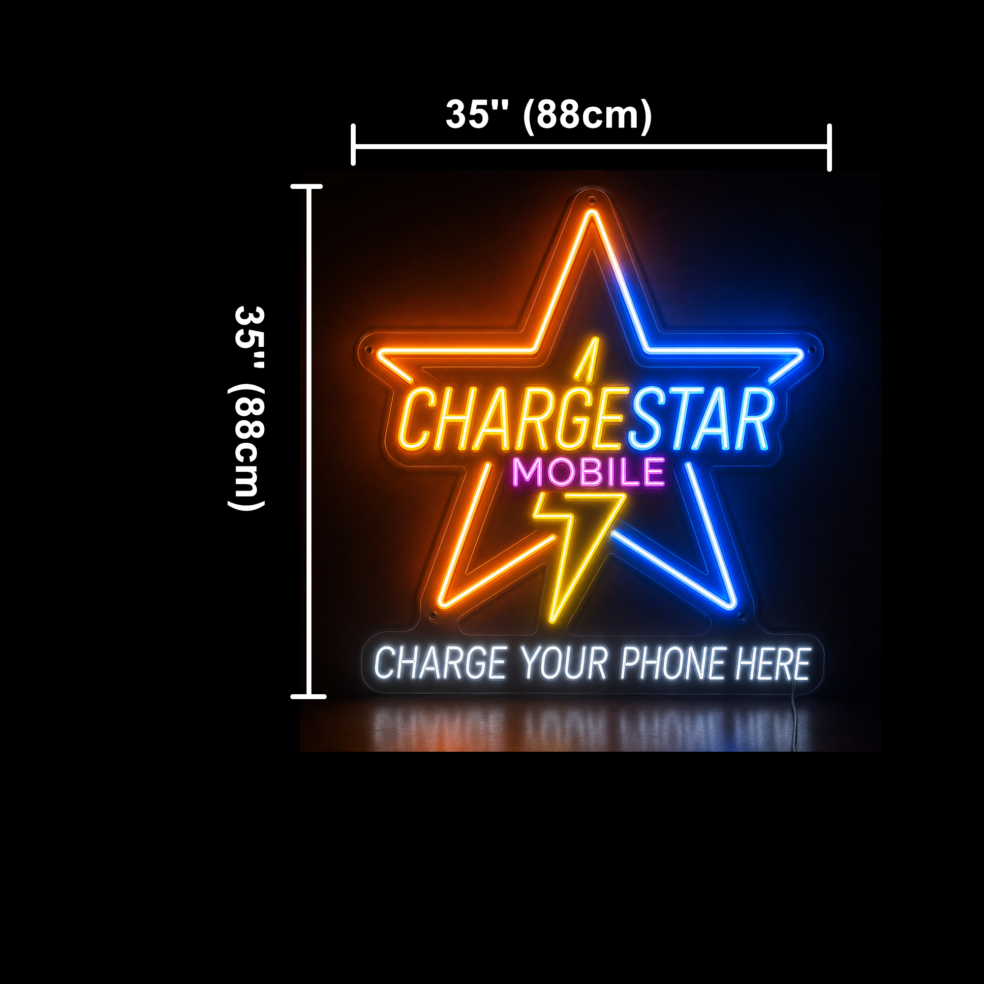 Fast Charging Custom LED Neon Sign
