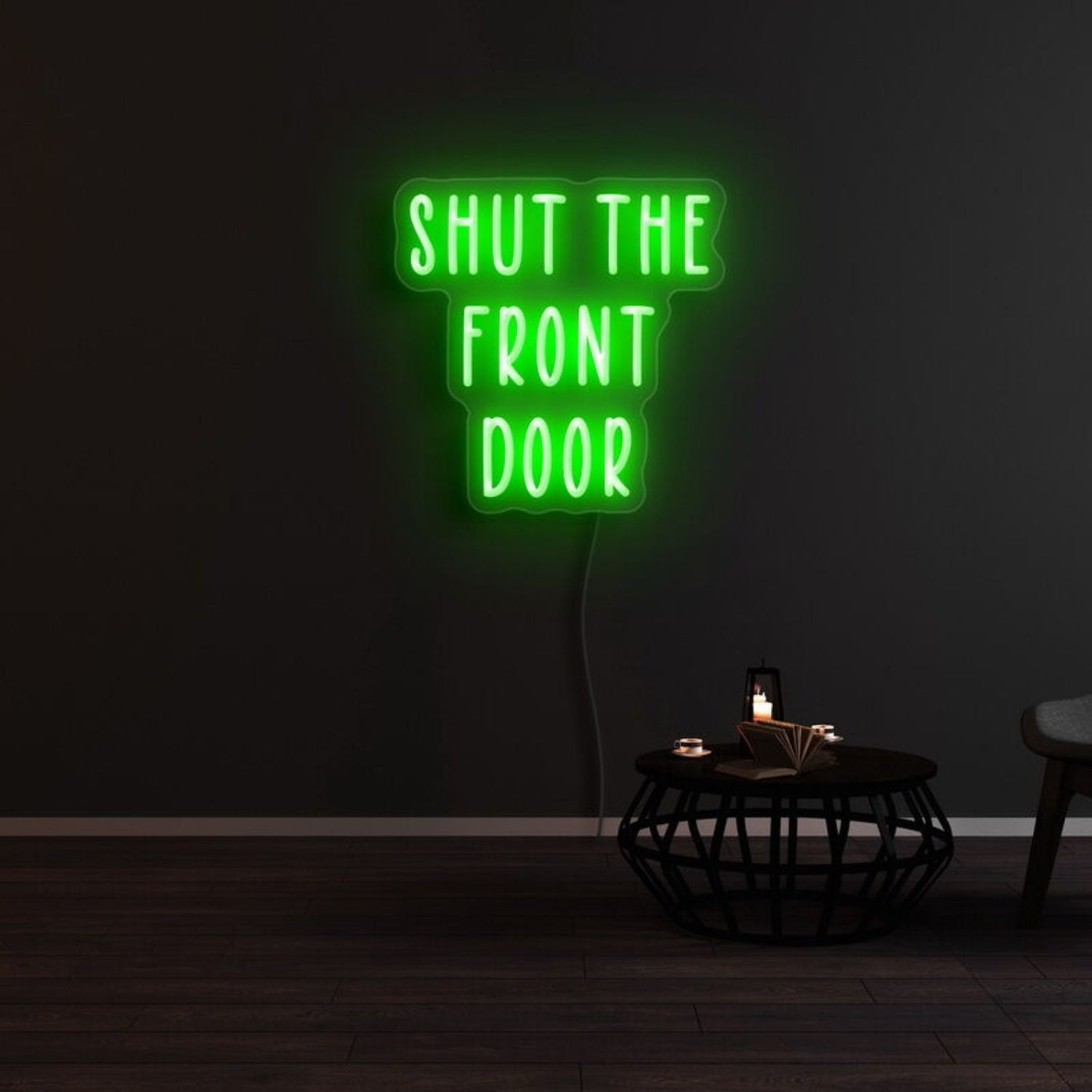 Shut The Front Door Led Neon Sign For Fun And Welcoming Spaces | Shineneon
