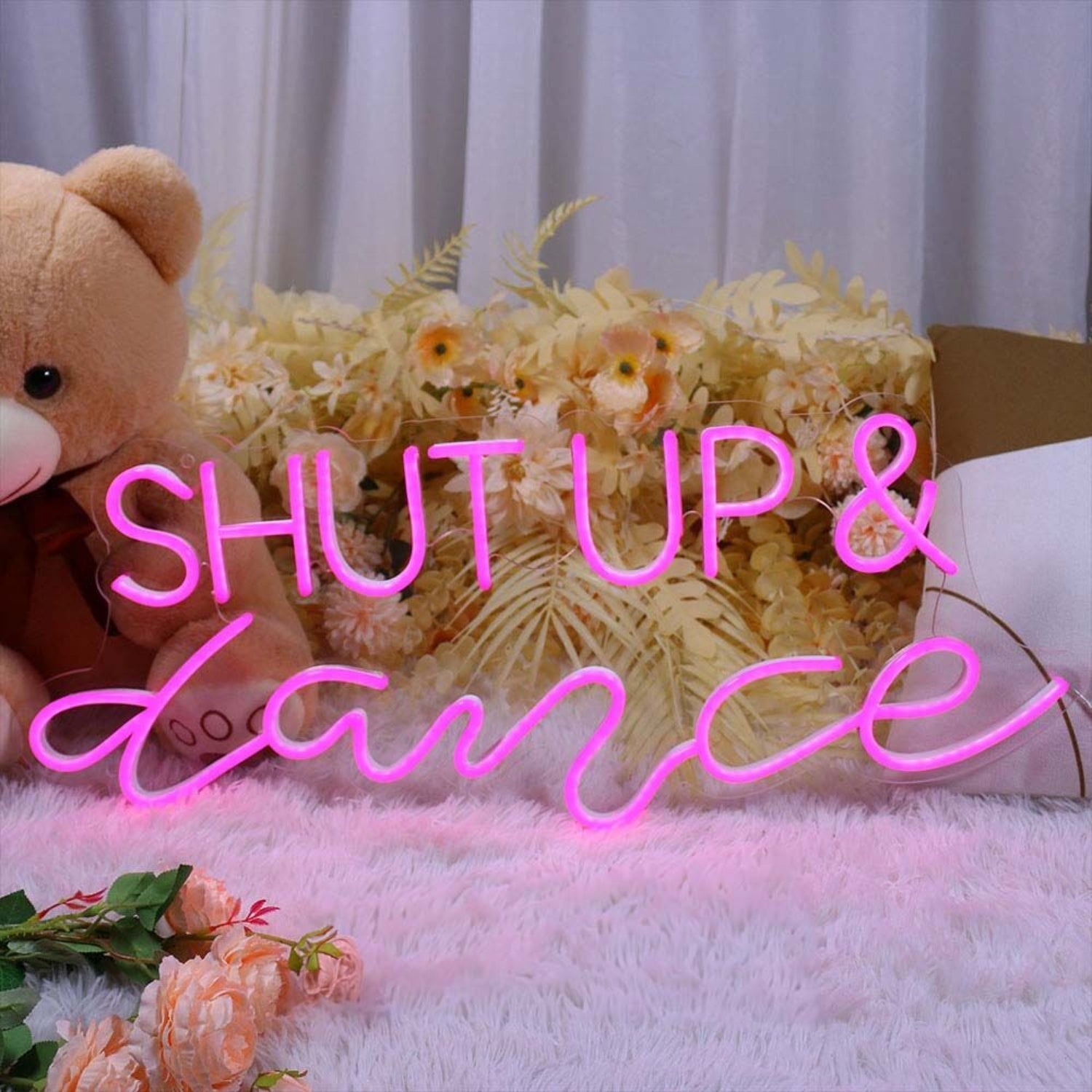 Shut Up And Dance Led Neon Sign - Shineneon