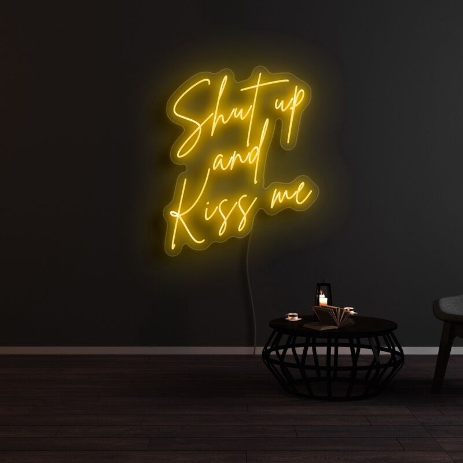 Shut Up And Kiss Me Neon Sign | Shineneon