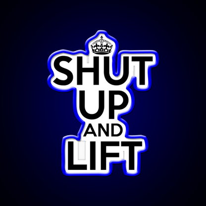 Shut Up And Lift Gym Fitness Led Neon Sign Rgb Color - Shineneon