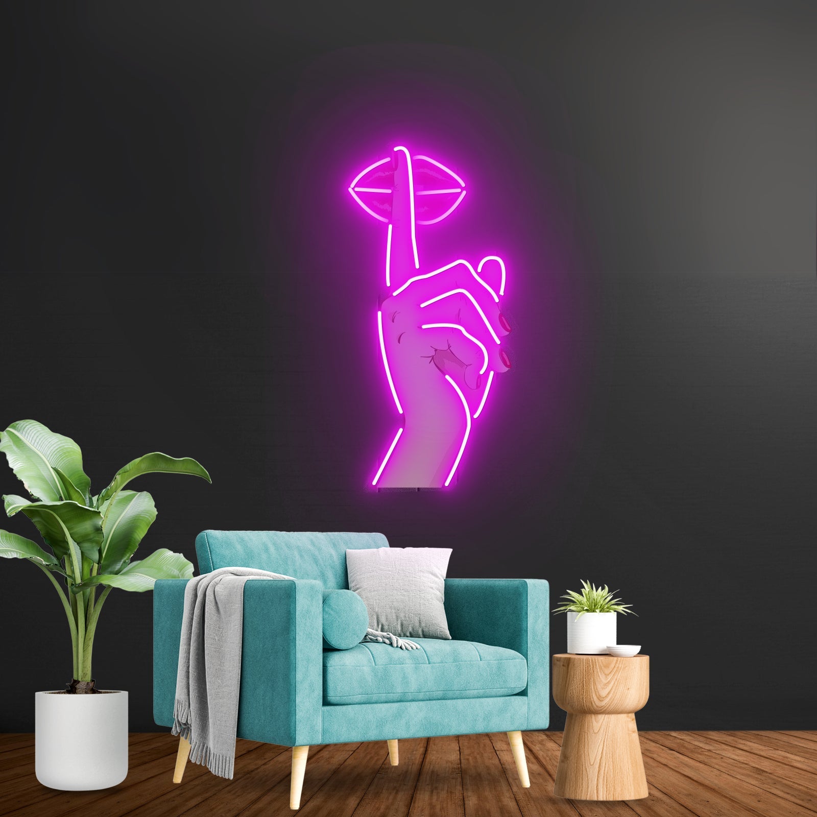Shut Up Custom Led Signs Artwork For Sale - Shineneon