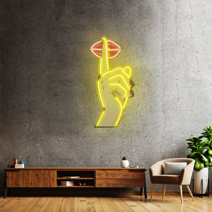 Shut Up Custom Led Signs Artwork For Sale - Shineneon