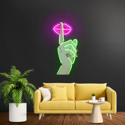 Shut Up Custom Led Signs Artwork For Sale - Shineneon
