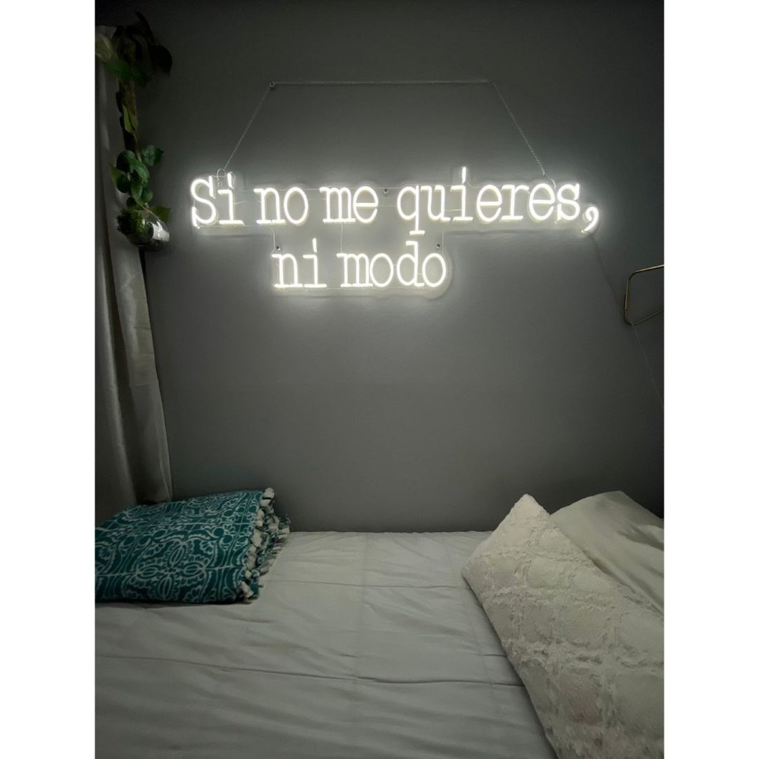 Si No Me Quieres Ni Modo Spanish Led Sign Business Neon Sign - Shineneon