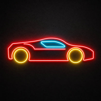 Side Profile Sports Car LED Neon Sign Garage Man Cave Neon Sign - Shineneon