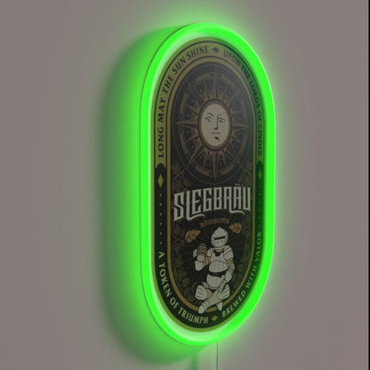 Siegbrau Label A Token Of Triumph Rgb Led Neon Sign - Shineneon