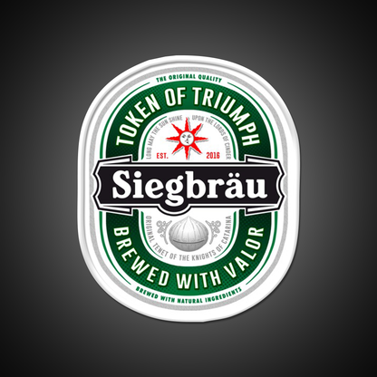 Siegbrau Label The Original Tenet Beer Bar Decor Led Neon Sign Rgb Color - LED neon sign view 11