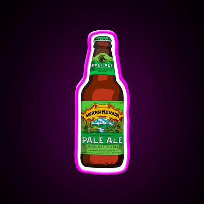 Sierra Nevada Pale Ale Beer Bar Decor Led Neon Sign Rgb Color - Neon sign mounted on wall in room