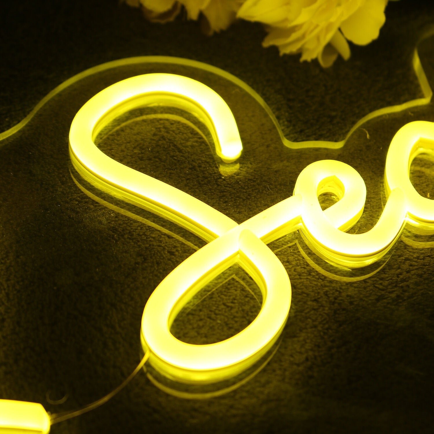 Sign 2 Seal Notary Yellow Led Neon Sign - Shineneon