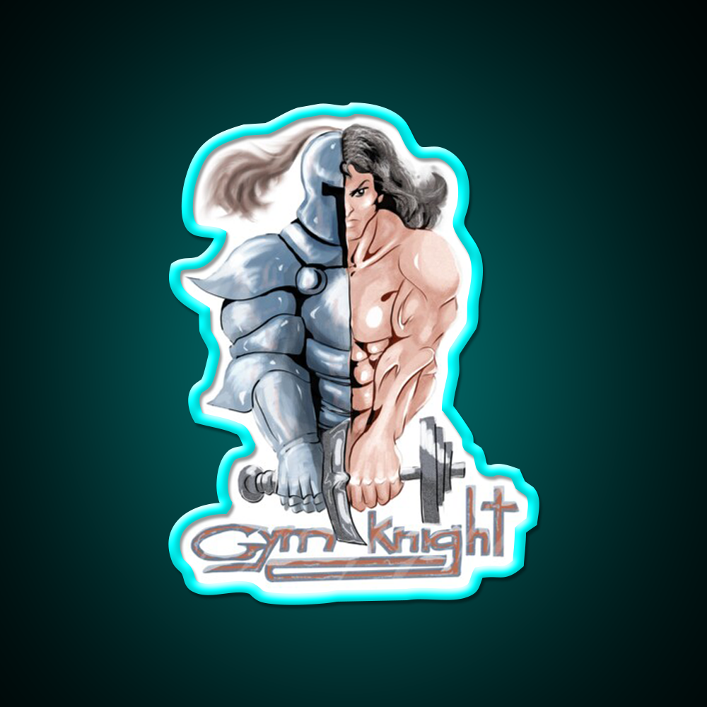 Sign Gym Bodybuilding Gym Fitness Led Neon Sign Rgb Color - Size and dimension reference