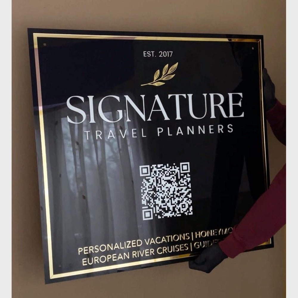 Signature Acrylic Business Logo Sign - Shineneon