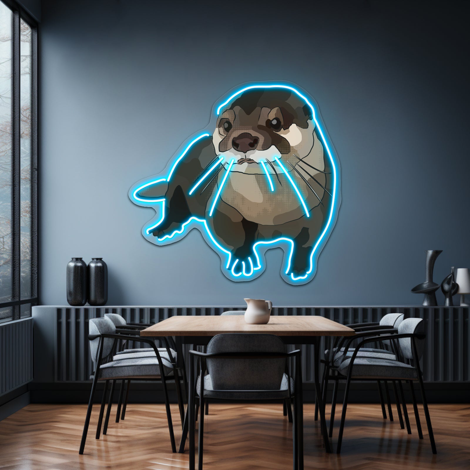 Significant Otter Artwork Custom Led Signs | Shineneon