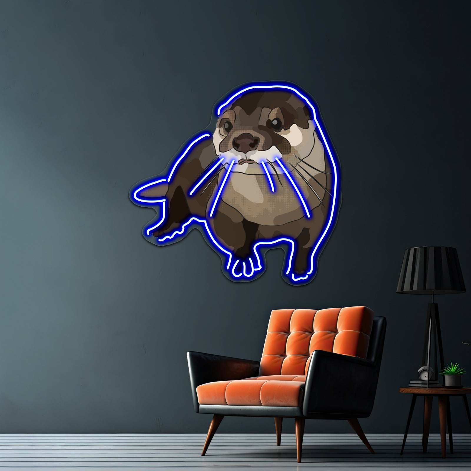 Significant Otter Artwork Custom Led Signs | Shineneon