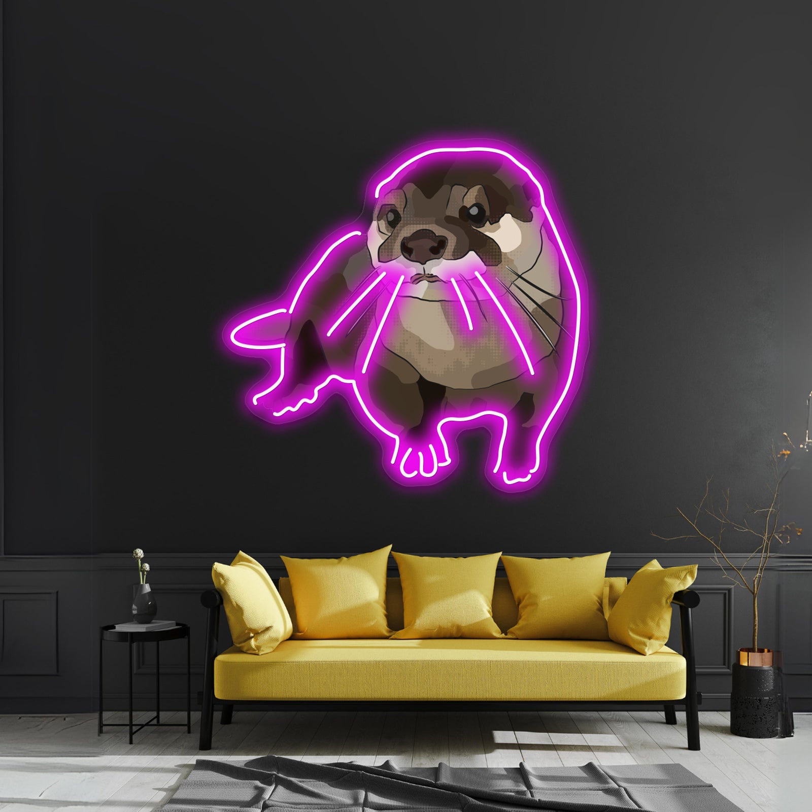 Significant Otter Artwork Custom Led Signs | Shineneon