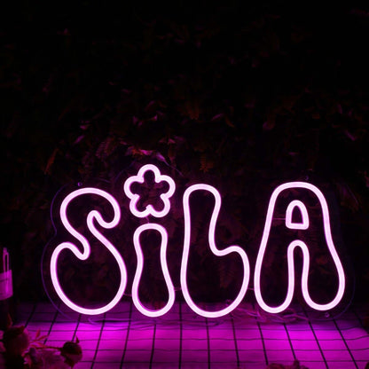 Sila Purple Led Neon Sign - Shineneon